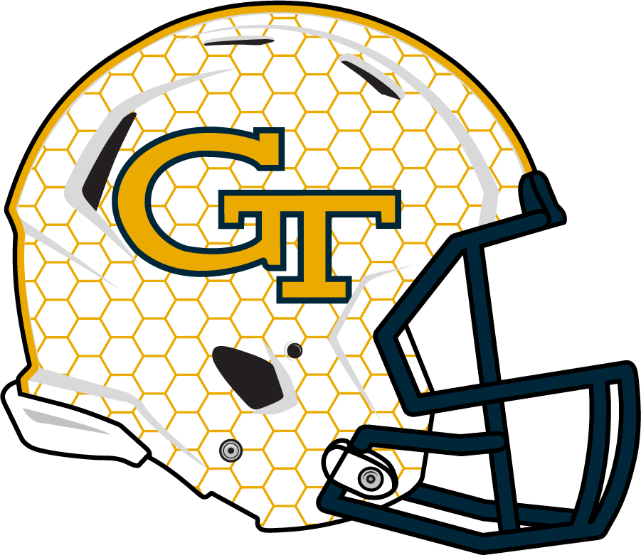 Georgia Tech Yellow Jackets 2012 Helmet diy iron on heat transfer